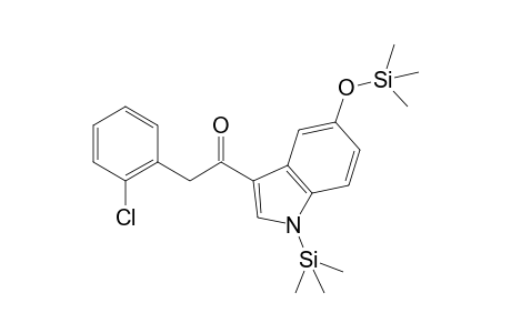2-(2-Chlorophenyl)-1-(1-(trimethylsilyl)-5-((trimethylsilyl)oxy)-1H-indol-3-yl)ethan-1-one