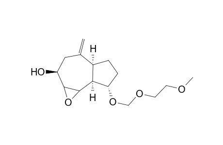 1-[(2-methoxyethoxy)methoxy]-4-methylene-1.alpha.,2,3,3a.alpha.,4,5,6.beta.,8a.alpha.-octahydro-7,8-epoxyazulen-6-ol