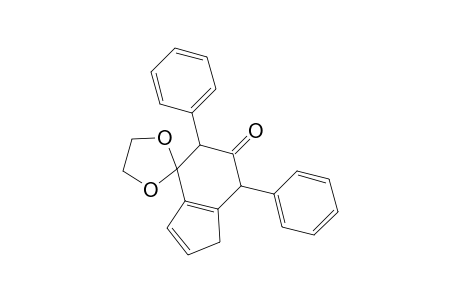 4',6'-diphenyl-5'-spiro[1,3-dioxolane-2,7'-4,6-dihydro-3H-indene]one