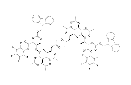 N(ALPHA)-(FLUOREN-9-YL-METHOXYCARBONYL)-O-(2-ACETAMIDO-3,4,6-TRI-O-ACETYL-2-DEOXY-BETA-D-GLUCOPYRANOSYL)-L-THREONINE-PENTAFLUOROPHENYLESTER