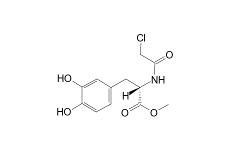 (S)-Methyl 2-chloroacetamido-3-(3,4-dihydroxyphenyl)propanoate