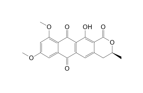 (3S)-12-hydroxy-8,10-dimethoxy-3-methyl-3,4-dihydronaphtho[3,2-g]isochromene-1,6,11-trione