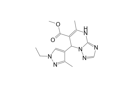 methyl 7-(1-ethyl-3-methyl-1H-pyrazol-4-yl)-5-methyl-4,7-dihydro[1,2,4]triazolo[1,5-a]pyrimidine-6-carboxylate
