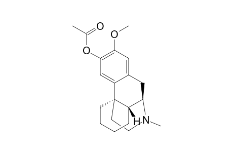 17-Methyl-3-acetoxy-2-methoxymorphinane