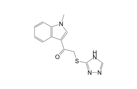 ethanone, 1-(1-methyl-1H-indol-3-yl)-2-(4H-1,2,4-triazol-3-ylthio)-