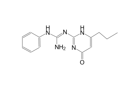 N''-(4-oxo-6-propyl-1,4-dihydro-2-pyrimidinyl)-N-phenylguanidine
