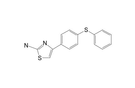 4-[4-(Phenylsulfanyl)phenyl]-1,3-thiazol-2-ylamine