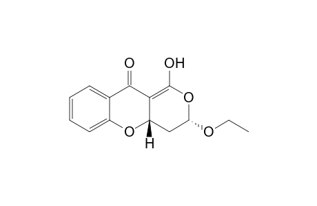 trans-3-Ethoxy-4,4a-dihydro-1-hydroxy-3H,10H-pyrano[4,3-b][1]benzopyran-10-one