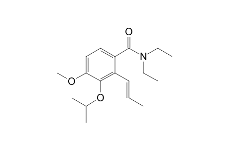 N,N-diethyl-3-isopropoxy-4-methoxy-2-[(E)-prop-1-enyl]benzamide