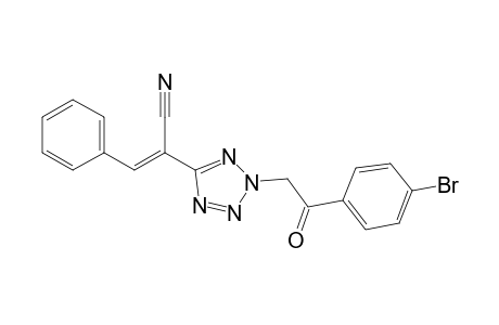(E)-2-(2-(2-(4-Bromophenyl)-2-oxoethyl)-2H-tetrazol-5-yl)-3-phenyl-acrylonitrile