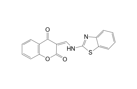 3-(Benzothiazol-2-ylaminomethylene)-chroman-2,4-dione