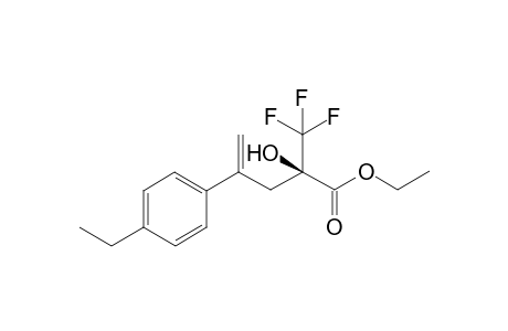 (R)-2-Hydroxy-4-(4-ethylphenyl)-2-trifluoromethyl-pent-4-enoic acid ethyl ester