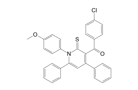 3-(4-Chlorobenzoyl)-1-(4-methoxyphenyl)-4,6-diphenyl-2(1H)-pyridinethione