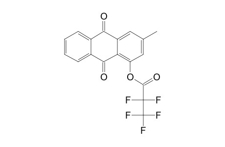 1-Hydroxy-3-methylanthraquinone, pentafluoropropionate