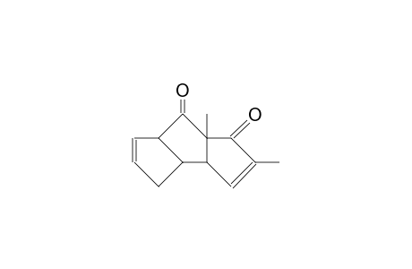 3a,4,6a,7a-Tetrahydro-2,7a-dimethyl-1H-cyclopenta(a)pentalene-1,7(3bH)-dione
