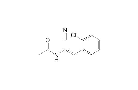 N-[(E)-2-(2-chlorophenyl)-1-cyano-ethenyl]ethanamide