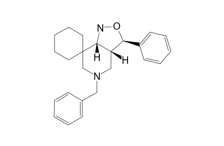 5-BENZYL-3-PHENYLPERHYDROISOXAZOLO-[4,3-C]-PYRIDINE-7-SPIROCYCLOHEXANE