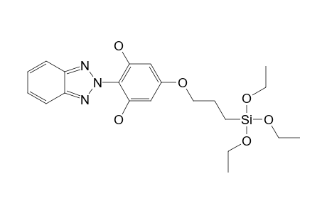 2-(2H-1,2,3-BENZOTRIAZOL-2-YL)-5-[3-(TRIETHOXYSILYL)-PROPOXY]-1,3-BENZENEDIOL