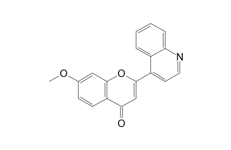 7-Methoxy-2-(4-quinolyl)chromone