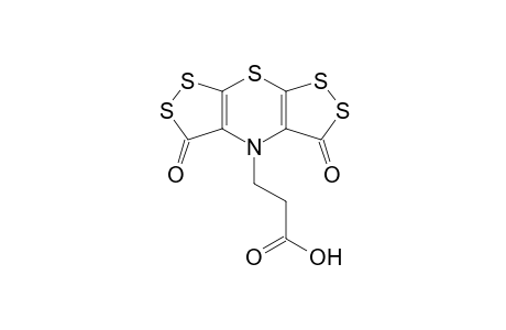 3-(3,5-Dioxo-3H,4H,5H-bis[1,2]dithiolo[3,4-b:4',3'-e][1,4]thiazin-4-yl)propanoic acid