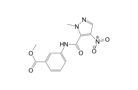 methyl 3-{[(1-methyl-4-nitro-1H-pyrazol-5-yl)carbonyl]amino}benzoate