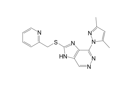 4-(3,5-dimethyl-1-pyrazolyl)-2-(2-pyridinylmethylthio)-1H-imidazo[4,5-d]pyridazine
