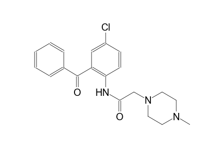 N-(2-benzoyl-4-chlorophenyl)-2-(4-methyl-1-piperazinyl)acetamide