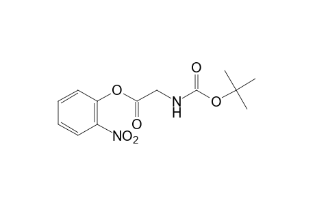 N-carboxyglycine, N-tert-butyl o-nitrophenyl ester