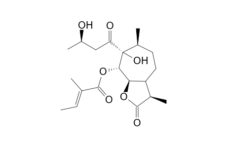 (1S,4R,5S,6R,7S,10S,11R)-1,4-dihydroxy-2-oxo-5-angeloxyxanthan-6,12-olide