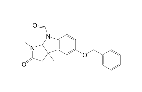 5-(Benzyloxy)-1,3a-dimethyl-8-formyl-3,3a,8,8a-tetrahydropyrrolo[2,3-b]indol-2-one