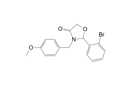 2-(2-bromophenyl)-3-p-anisyl-oxazolidin-4-one