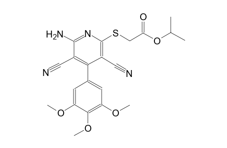 isopropyl {[6-amino-3,5-dicyano-4-(3,4,5-trimethoxyphenyl)-2-pyridinyl]sulfanyl}acetate