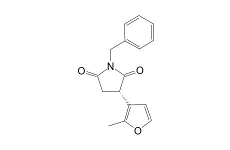 (S)-1-benzyl-3-(2-methylfuran-3-yl)pyrrolidine-2,5-dione