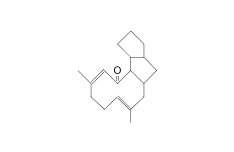 (12b,16B)-4,8-Dimethyl-tricyclo(8.6.0.0/12,16/)hexadeca-3,7-dien-2-one