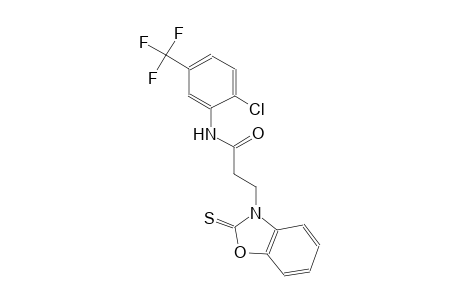 3-benzoxazolepropanamide, N-[2-chloro-5-(trifluoromethyl)phenyl]-2,3-dihydro-2-thioxo-