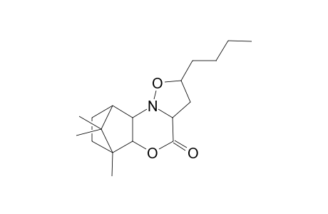 8-Methyl-3,4-[2'-butyl-1'-oxacyclpentano]-2-oxo-5,8-(endo)-[dimethylmethyl]-cyclohexa[1',2'-e]-1,4-oxazine