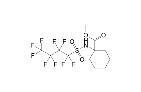 Methyl 1-N-(perfluorobutanesulfonyl)aminocyclohexanecarboxylate