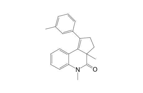 3a,5-Dimethyl-1-(m-tolyl)-3,3a-dihydro-2H-cyclopenta[c]-quinolin-4(5H)-one