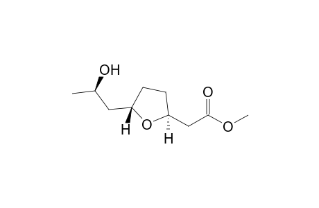 [5-(2-Hydroxypropyl)tetrahydrofuran-2-yl]acetic acid methyl ester