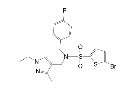 2-thiophenesulfonamide, 5-bromo-N-[(1-ethyl-3-methyl-1H-pyrazol-4-yl)methyl]-N-[(4-fluorophenyl)methyl]-
