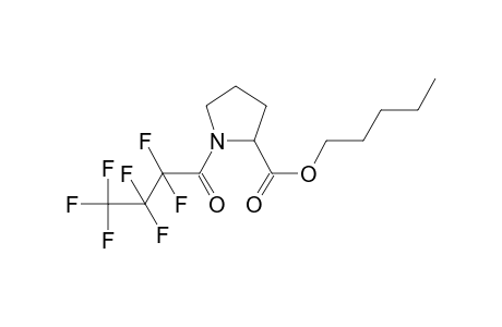 L-Proline, N-heptafluorobutyryl-, pentyl ester