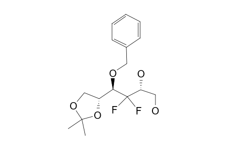 (2R,3R,5R)-3-O-BENZYL-4,4-DIFLUORO-1,2-O-ISOPROPYLIDENEHEXANE-1,2,3,5,6-PENTOL
