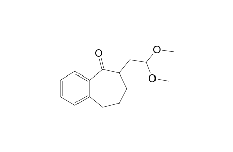 6-(2,2-dimethoxyethyl)-6,7,8,9-tetrahydrobenzocyclohepten-5-one