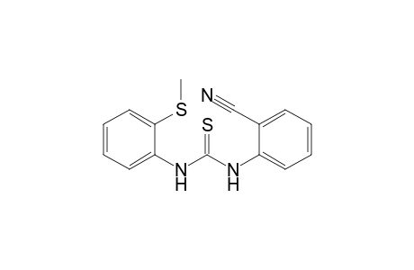 N-(2-Cyanophenyl)-N'-[2-(methylsulphanyl)phenyl]thiourea