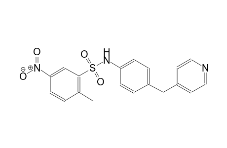 2-Methyl-5-nitro-N-[4-(4-pyridylmethyl)phenyl]benzenesulfonamide