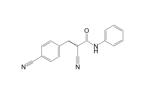 2-Cyano-3-(4-cyanophenyl)-N-phenylacrylamide