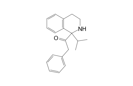 1-(1-Isopropyl-1,2,3,4-tetrahydroisoquinolin-1-yl)-2-phenylethan-1-one