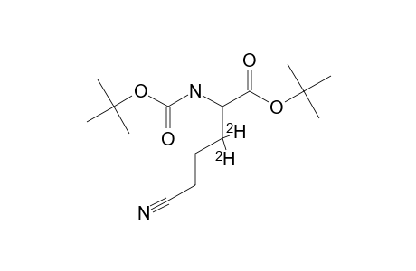 TERT.-BUTYL-2-(TERT.-BUTOXYCARBONYLAMINO)-5-CYANO-3,3-DIDEUTERIOPENTANOATE