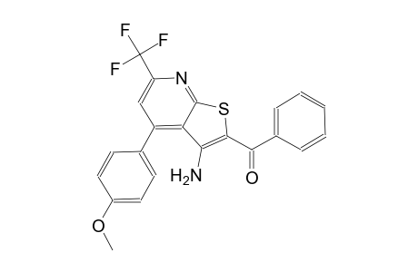 [3-amino-4-(4-methoxyphenyl)-6-(trifluoromethyl)thieno[2,3-b]pyridin-2-yl](phenyl)methanone