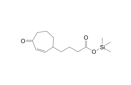 4-(4-Oxocyclohept-2-enyl)butanoic acid trimethylsilyl ester dev.